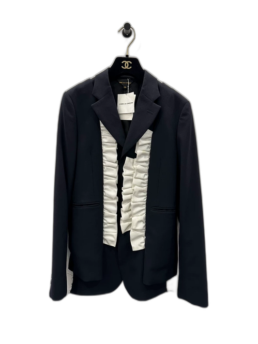 Comme des Garçons Blue Wool Blazer