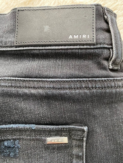 Amiri Playboy Collaboration Black Denim Jeans