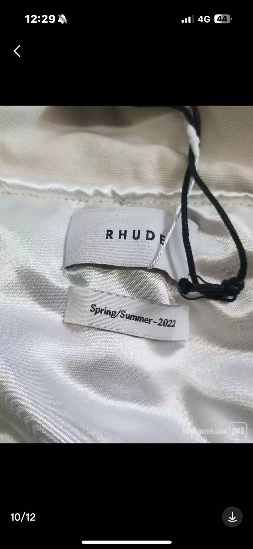 Rhude cotton-padded jacket short jacket