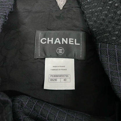Chanel Black Double-Breasted Coat