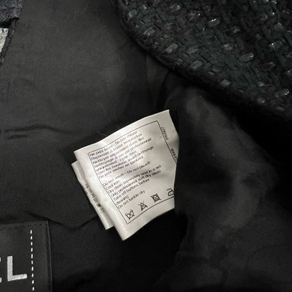 Chanel Black Double-Breasted Coat