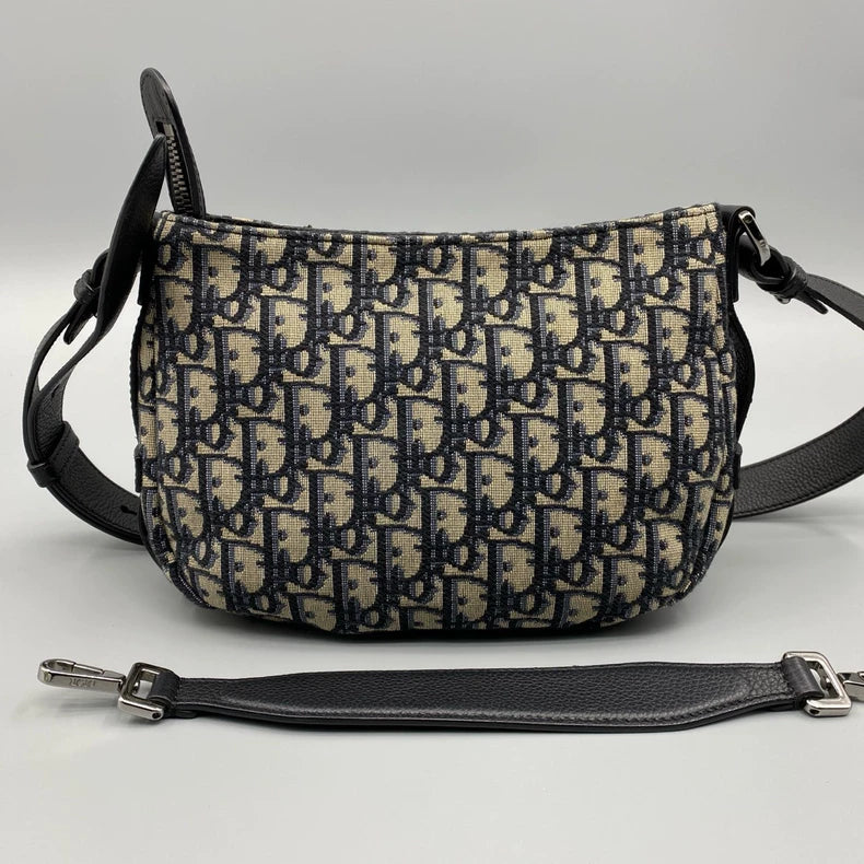 Dior Saddle Oblique Canvas Crossbody Bag