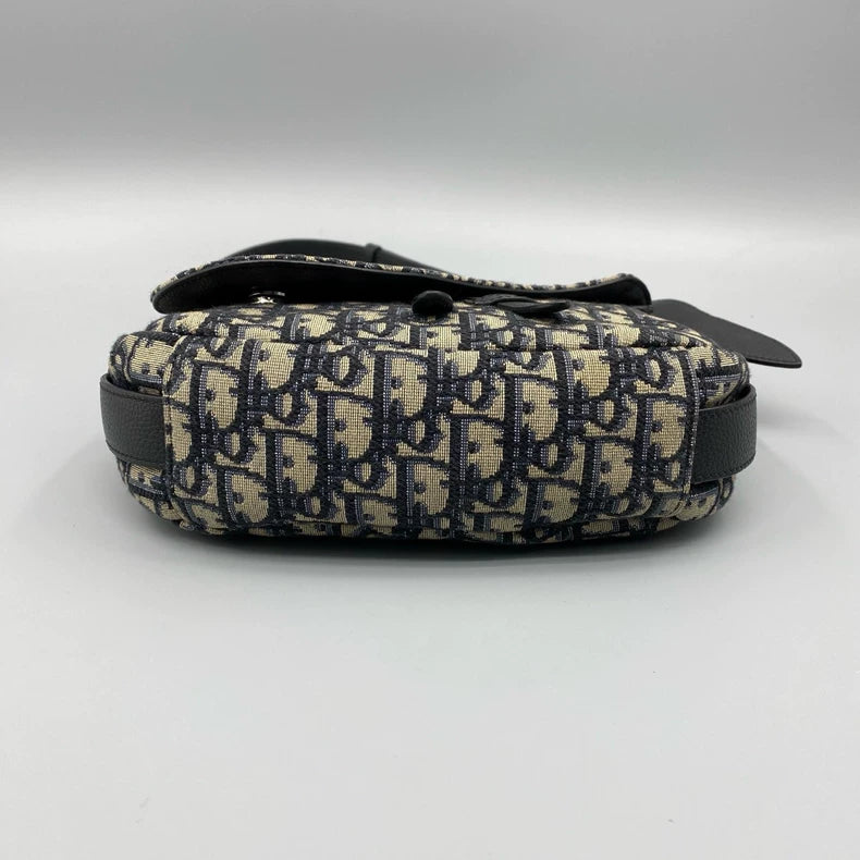 Dior Saddle Oblique Canvas Crossbody Bag