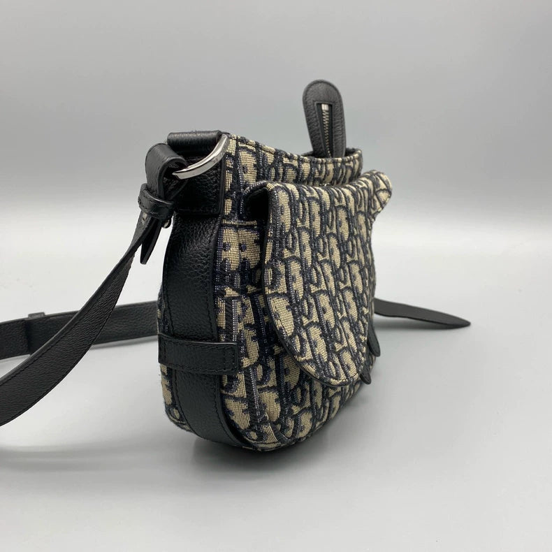Dior Saddle Oblique Canvas Crossbody Bag