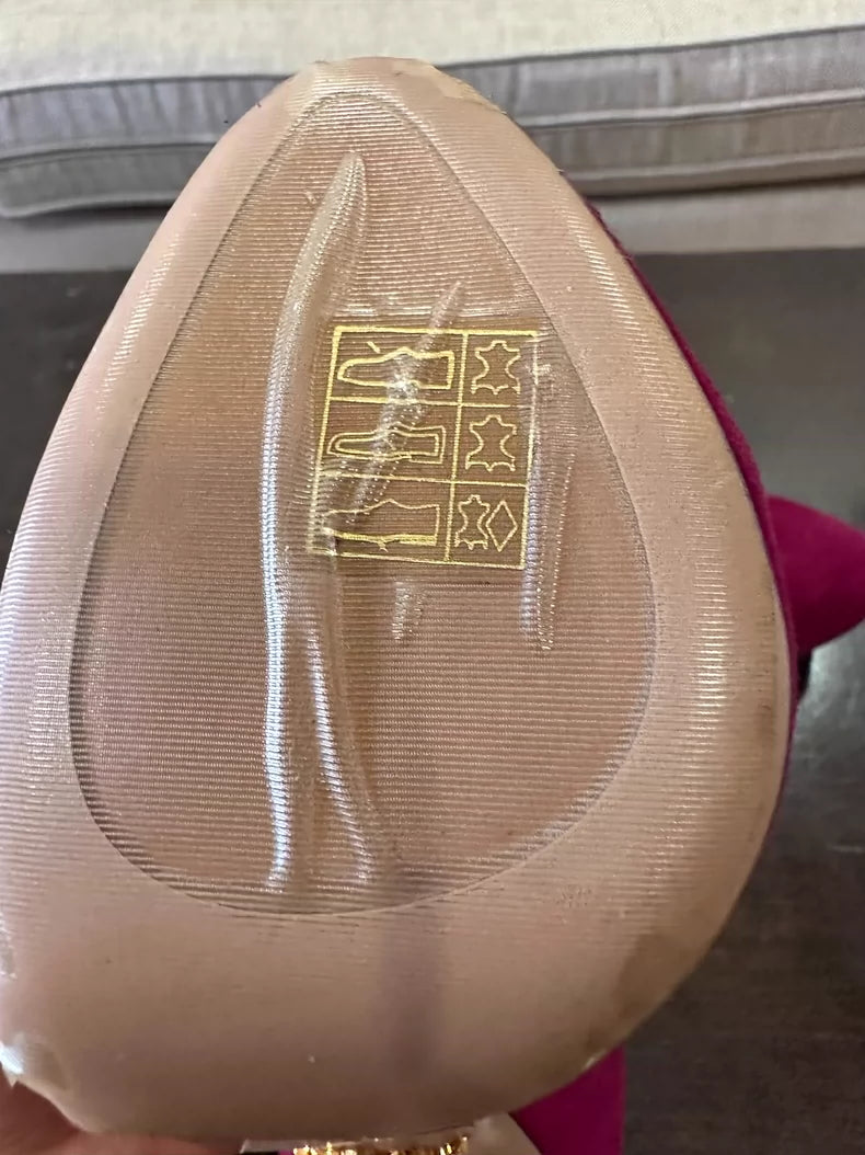 Prada Magenta High Heel Shoes for Women