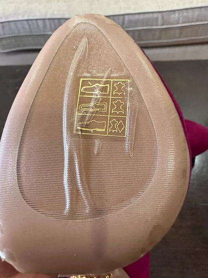 Prada Magenta High Heel Shoes for Women