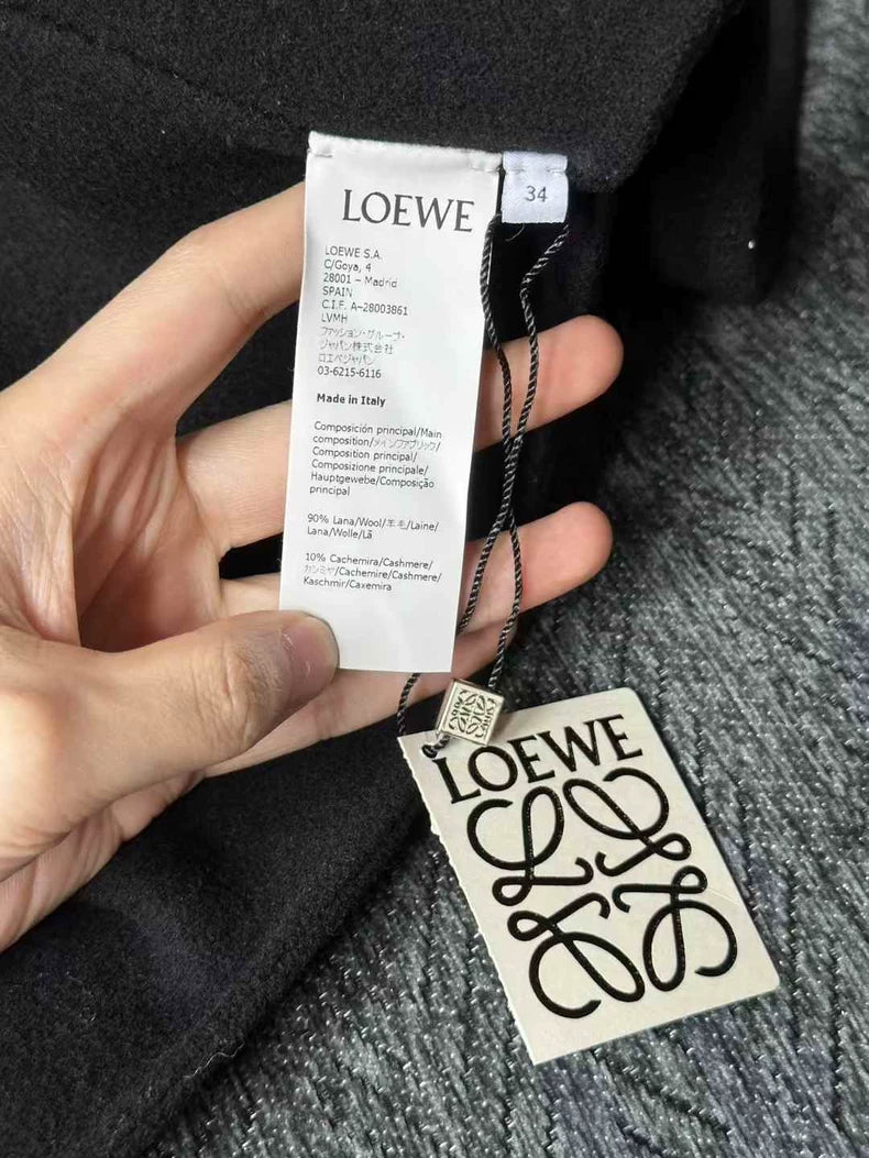 Loewe Black Wool Short Jacket
