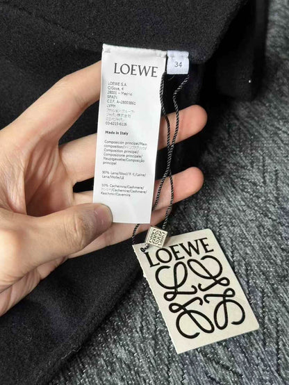 Loewe Black Wool Short Jacket