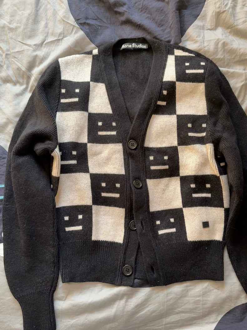 Acne Studios V-Neck Knit Sweater