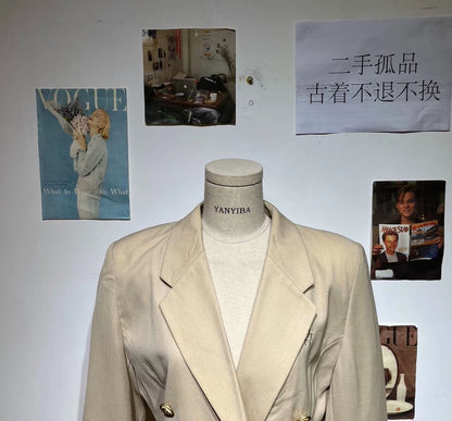 Vintage Dior Double-Breasted Suit Jacket