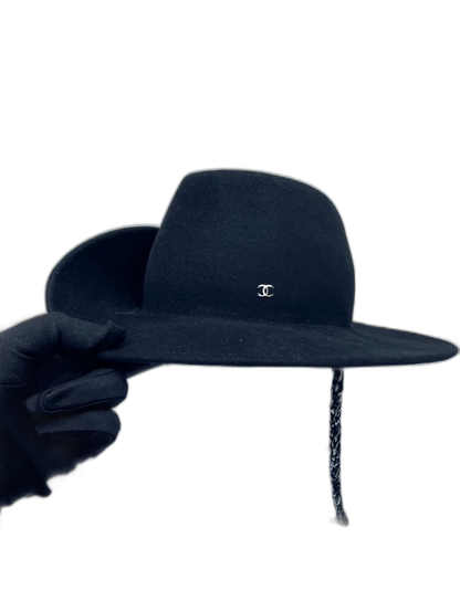 Chanel Black Irregular Hat
