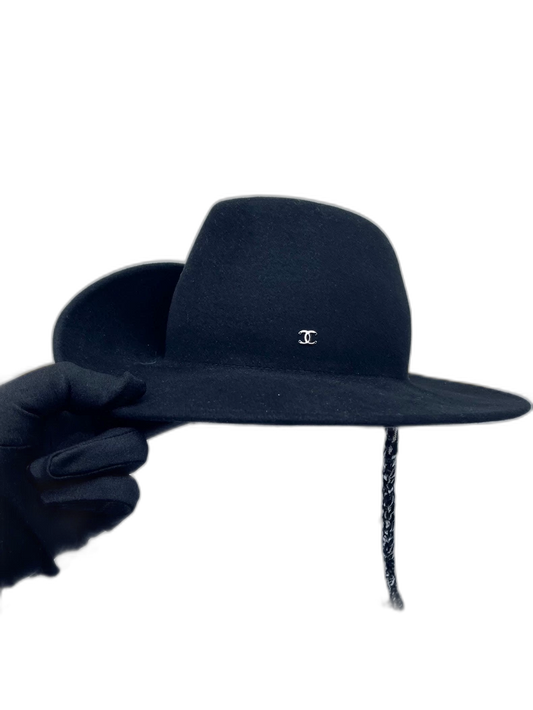 Chanel Black Irregular Hat
