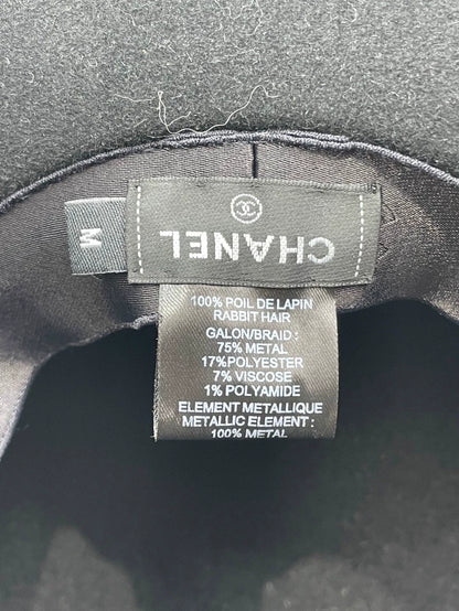 Chanel Black Irregular Hat