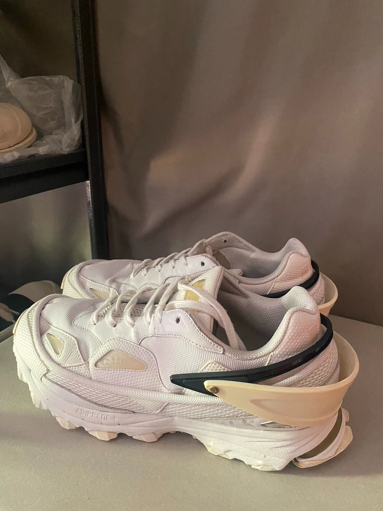 Raf Simons Adidas White Bounce Sneakers-yf