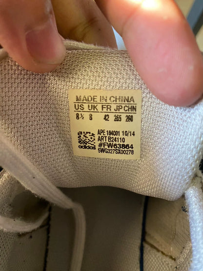 Raf Simons Adidas White Bounce Sneakers-yf