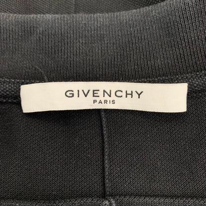Givenchy Black Cotton Short Sleeve Polo Shirt