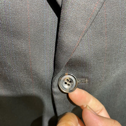 Vintage Dark Blue Wool Blazer Jacket