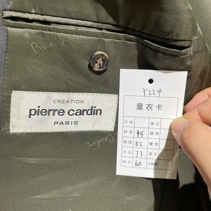 Vintage Dark Blue Wool Blazer Jacket