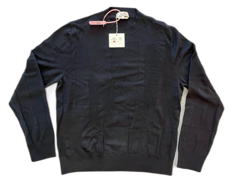 Hermes Men's Long Sleeve Knit Sweater