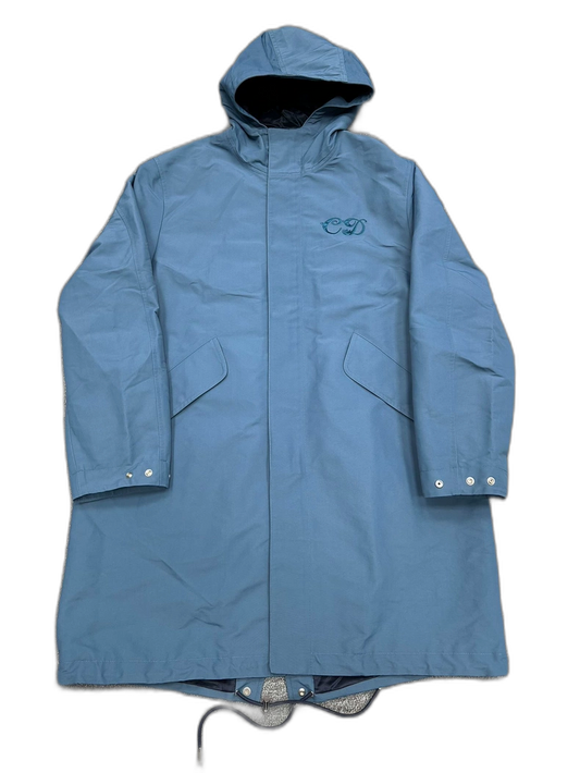 Dior Embroidered Letter Parka Coat