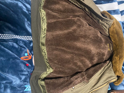 Freewheelers B-15 Bomber Jacket with Fur Collar