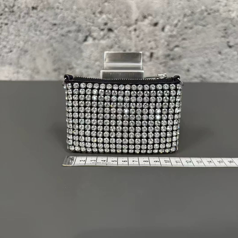 Alexander Wang Mini Rhinestone Wallet