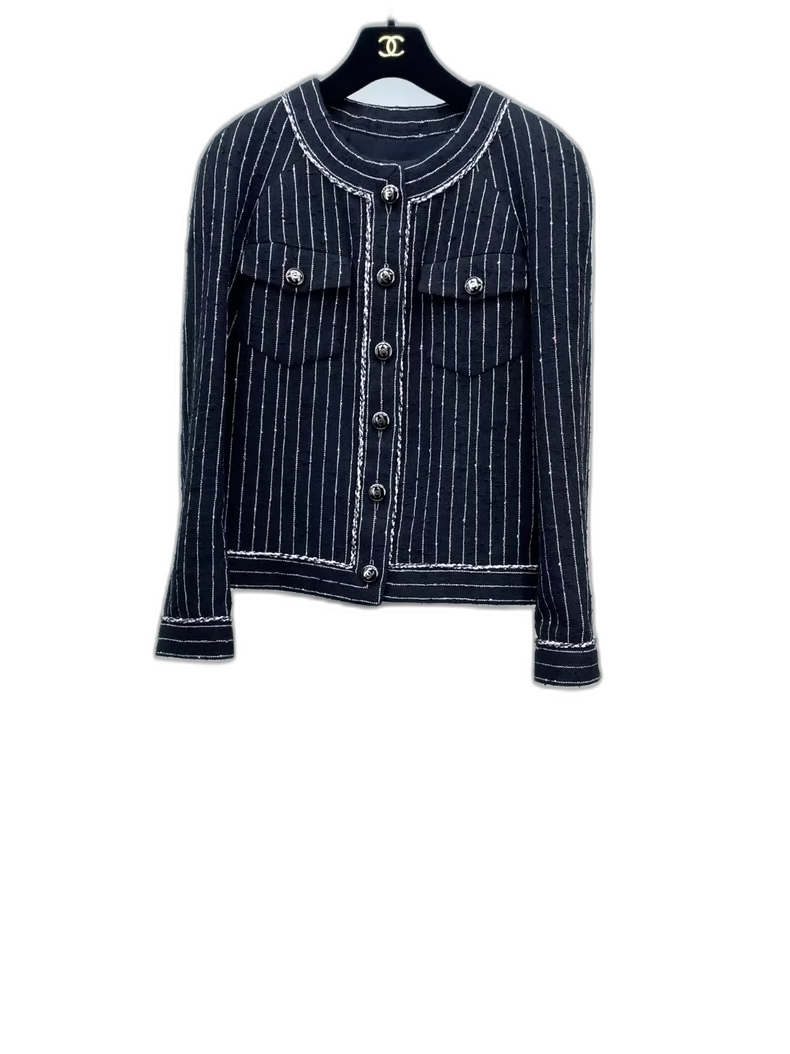 Chanel Striped Jacket Size 36