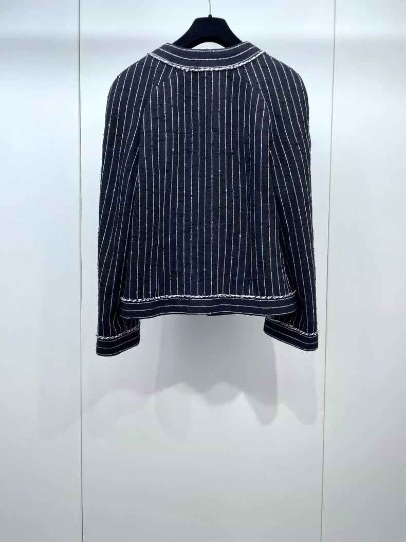 Chanel Striped Jacket Size 36