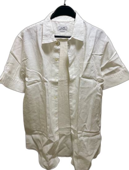 Hermes Linen Short Sleeve Shirt