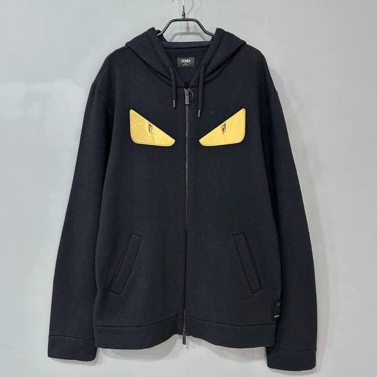FENDI Monster Eyes Zip Hoodie-yf