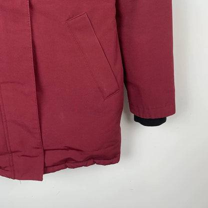 Canada Goose Red Fur-Lined Parka Jacket