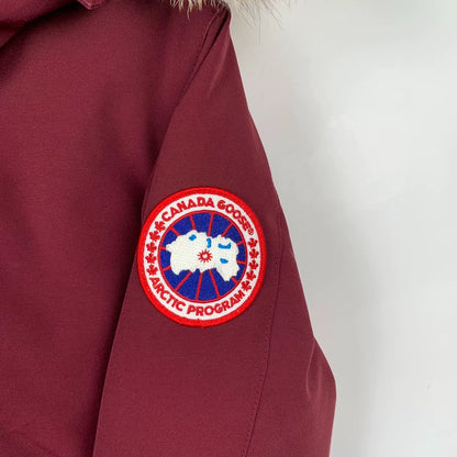 Canada Goose Red Fur-Lined Parka Jacket