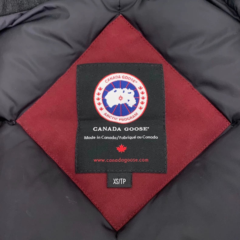 Canada Goose Red Fur-Lined Parka Jacket