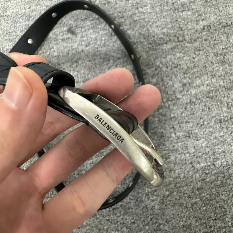 Balenciaga Le Cagole Leather Belt