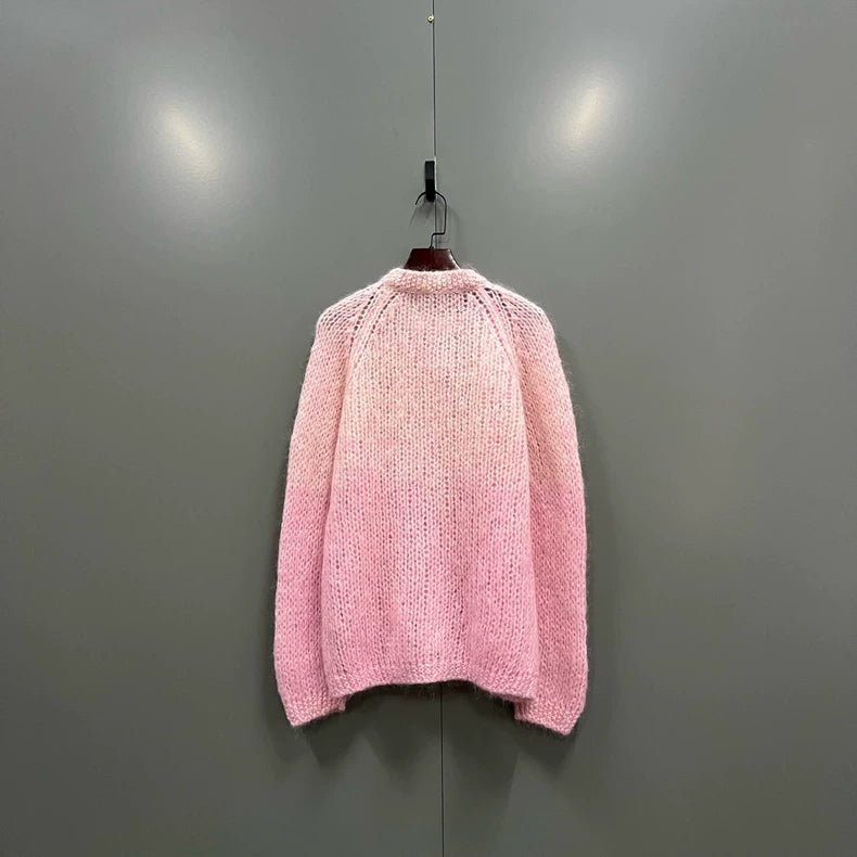 Maison Margiela Pink Knitted Cardigan Size S