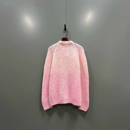 Maison Margiela Pink Knitted Cardigan Size S