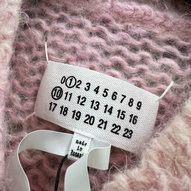 Maison Margiela Pink Knitted Cardigan Size S