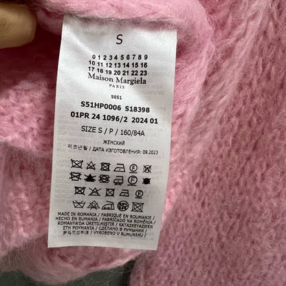 Maison Margiela Pink Knitted Cardigan Size S