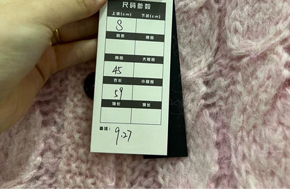 Maison Margiela Pink Knitted Cardigan Size S