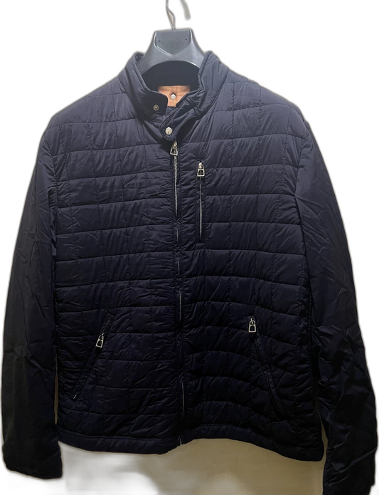 Hermes Men's Down Jacket in Dark Blue