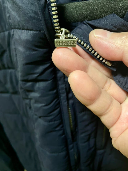 Hermes Men's Down Jacket in Dark Blue