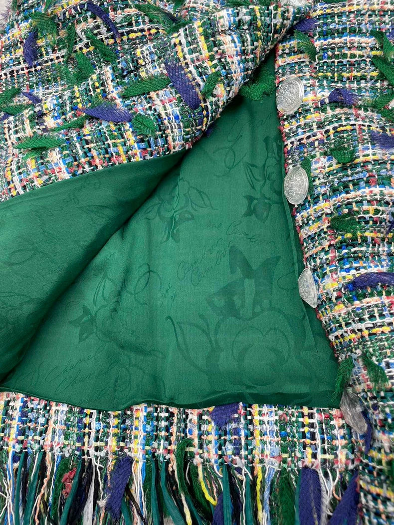 Green Fringe Jacket from Chanel's Collection