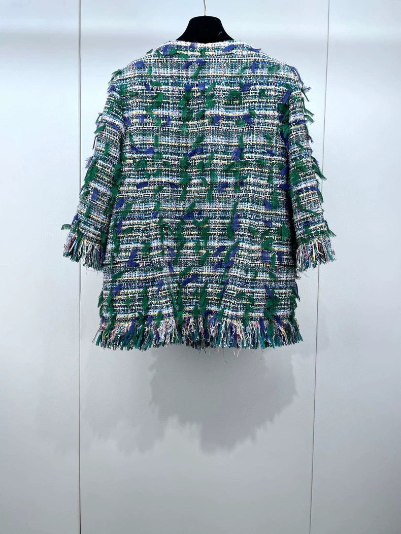 Green Fringe Jacket from Chanel's Collection