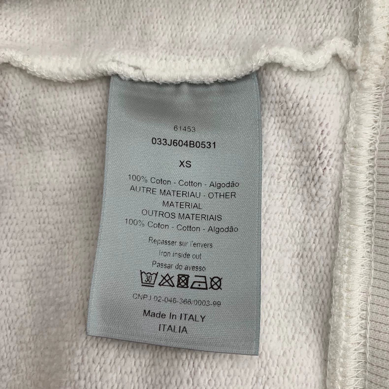 Pink Logo Print Cotton Long Sleeve Sweatshirt