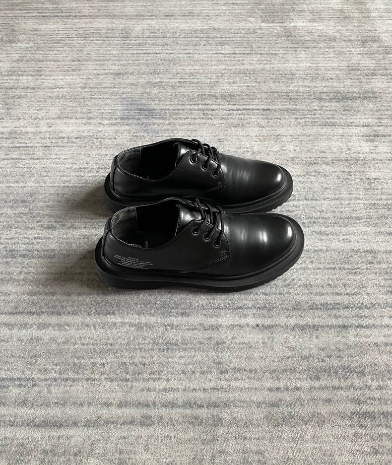 Black Derby Shoes by GU x Undercover-zp