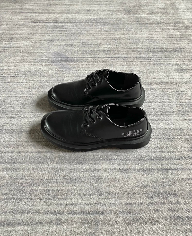 Black Derby Shoes by GU x Undercover-zp
