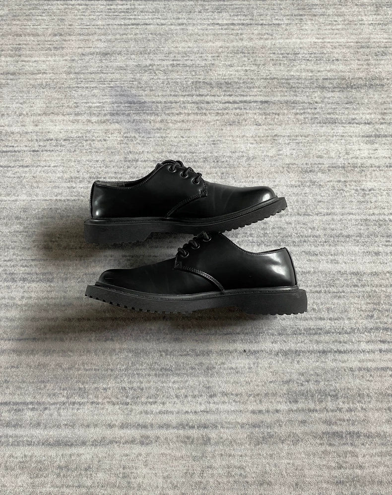 Black Derby Shoes by GU x Undercover-zp