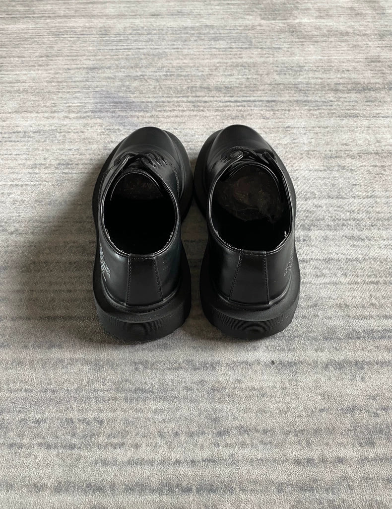 Black Derby Shoes by GU x Undercover-zp