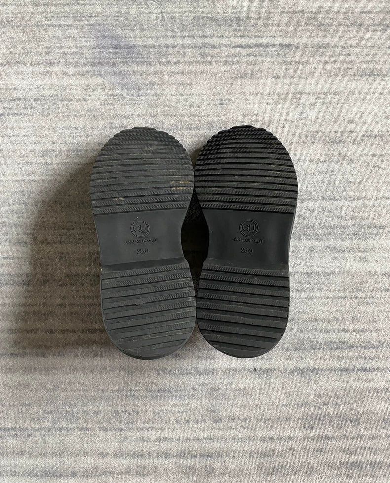 Black Derby Shoes by GU x Undercover-zp