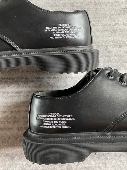 Black Derby Shoes by GU x Undercover-zp